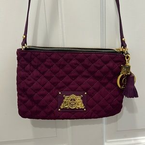 JUICY COUTURE purple quilted bag